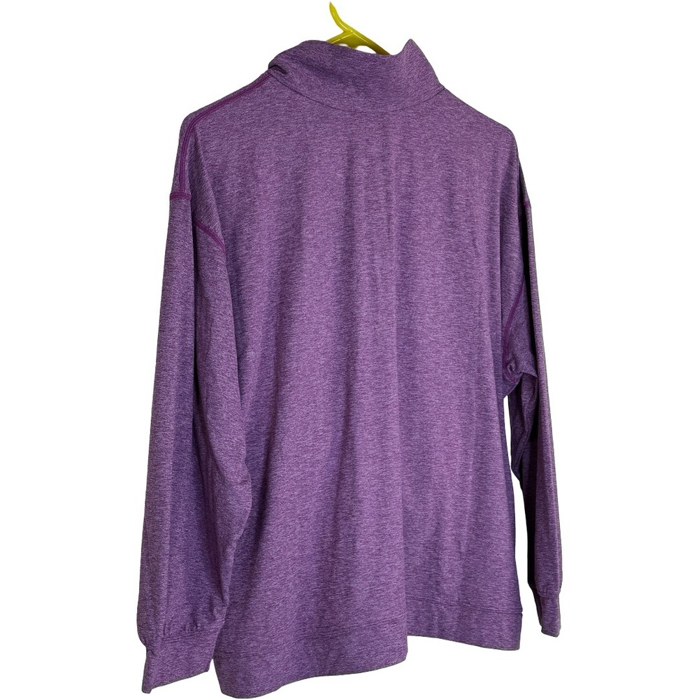 Gymwrap CloudKNIT Power Jacket Purple Heather Full Zip Plus Size 1X NWT - Picture 5 of 14